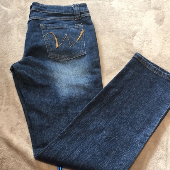 Wet Seal Denim - Wet Seal Straight Leg Low Rise Jeans